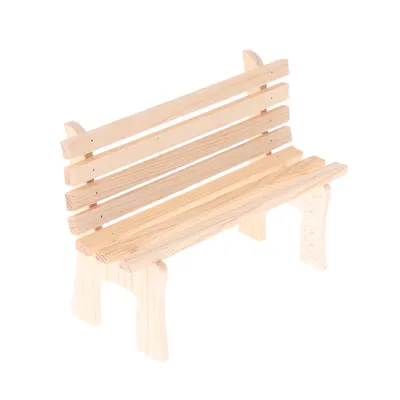 Mini banc décoratif de jardin meubles de maison chaise tabouret ornements accessoires en bois