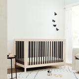 babyletto Gelato 4-in-1 Convertible Crib Wood in Brown/Yellow | 35.25 H x 31 W in | Wayfair M12901NXB