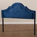 Rosdorf Park Cornelius Panel Headboard Upholstered/Velvet in Blue | 56.3 H x 61.4 W x 2.4 D in | Wayfair 31F964976E7D4FC7B4BA2CB5E2ED6793