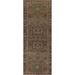 Geometric Heriz Persian Hallway Runner Rug Wool Hand-knotted Carpet - 3'7" x 10'6"