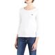 Levi's Damen Long-Sleeve 2-Pack Tee T-Shirt,White +/White +,S