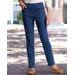 Appleseeds Women's DreamFlex Easy Pull-On Tapered Jeans - Denim - 10 - Misses
