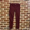 American Eagle Outfitters Pants & Jumpsuits | American Eagle Ae Extreme Legging Maroon Skinny Pants Size 4 | Color: Brown/Black | Size: 4