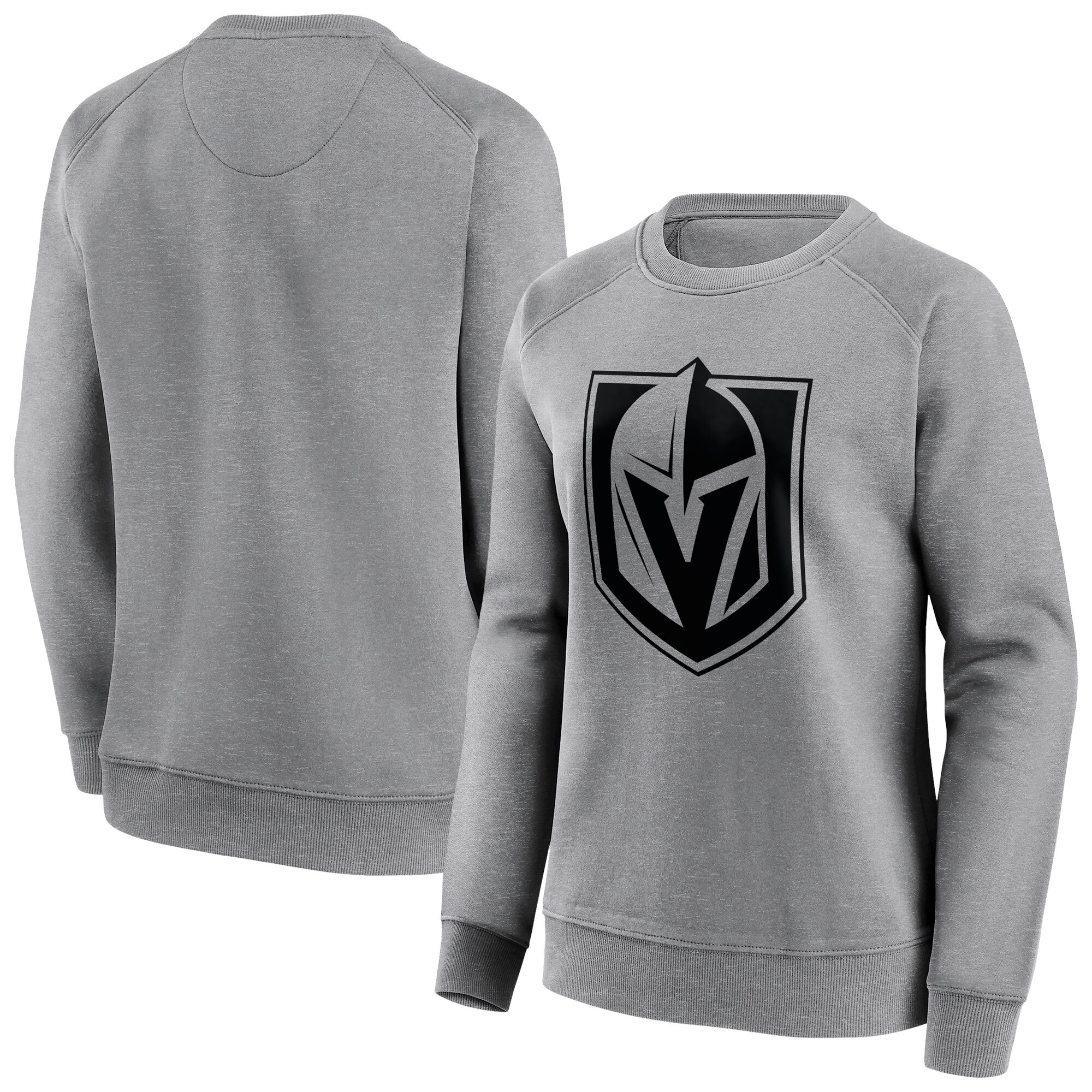 Vegas Golden Knights Fanatics Branded Iconic Mono Logo Graphic Crew Sweatshirt - Sportgrau - Damen Image