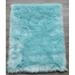 Blue 59.06 x 35.43 x 2.5 in Area Rug - Everly Quinn Macie-Lou Handmade Shag Faux Sheepskin Light Area Rug Sheepskin/Faux Fur | Wayfair