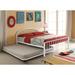Cailyn White Metal 79-inch x 54-inch x 51-inch Full Bed
