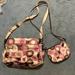 Coach Bags | Coach Diaper Bag And Over The Shoulder Matching Bag Like New. | Color: Brown/Pink | Size: Os