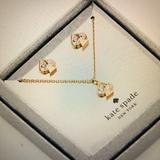 Kate Spade Jewelry | Kate Spade Everyday Spade Stone Studs & Pendant Gold Color & Cubic Zirconia | Color: Gold | Size: Os