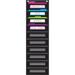 Teacher Created Resources Open Filing Unit Wall File Pockets Polypropylene/Vinyl/PVC/Vinyl & PVC in Black | 1 H x 10.75 W x 19 D in | Wayfair