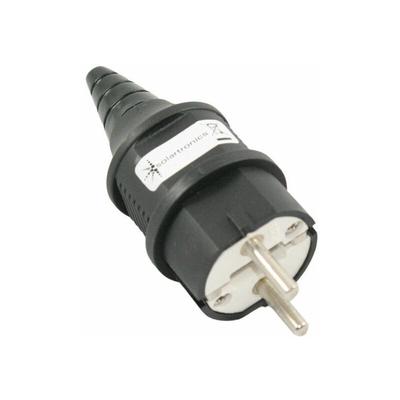 91506 Schuko Stecker 16A 250V Gummi Durchführung Schutzkontakt IP44 1,5 2,5 mm² Image