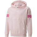 PUMA Kinder Kapuzensweat Puma Power Colorblock Hood, Größe 116 in CHALK PINK