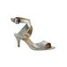 Wide Width Women's Soncino Sandals by J. Renee® in Taupe Metallic (Size 10 W)