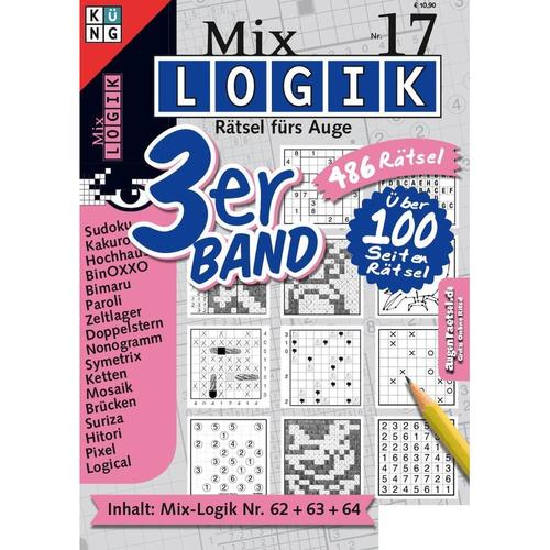 Mix Logik 3er-Band. .17 - Conceptis Puzzles, Kartoniert (TB)