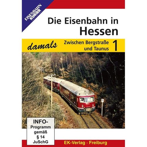 Die Eisenbahn In Hessen Damals, 1 Dvd (DVD)