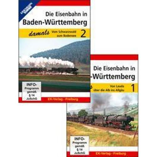 Die Eisenbahn In Baden-Württemberg Damals - Teil 1 Und Teil 2 Im Paket, 2 Dvd (DVD)
