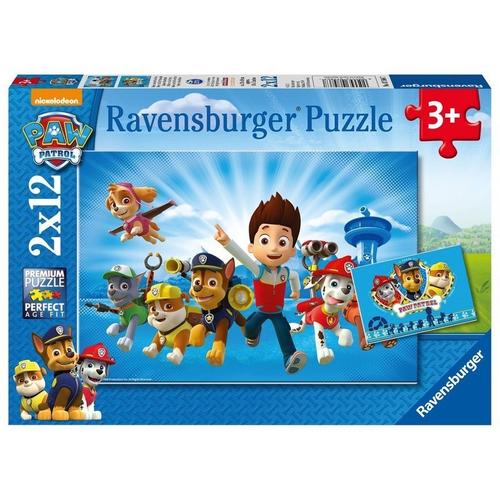 Puzzle Ryder Und Die Paw Patrol 2X12-Teilig