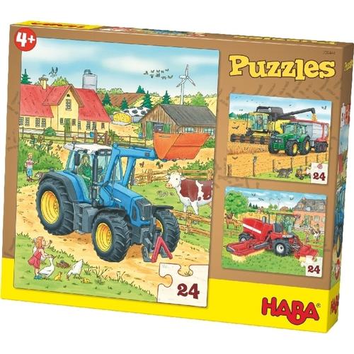 3 Puzzle – Traktor & Co. 3X24-teilig