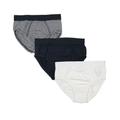 Jacky - Slip Jacky Basic 3Er-Pack Gestreift In Marine/Weiß, Gr.86/92