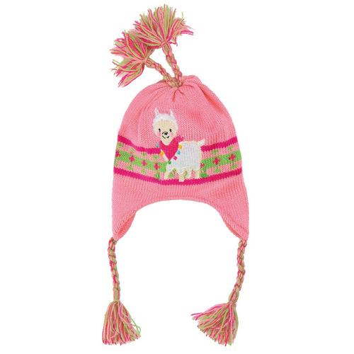 Puppen-Mütze ALPAKA OSKAR (35-45cm) in rosa