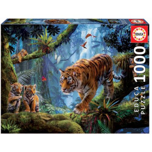 Tiger In Den Bäumen (Puzzle)
