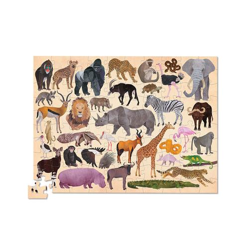 Puzzle WILD ANIMALS 100-teilig
