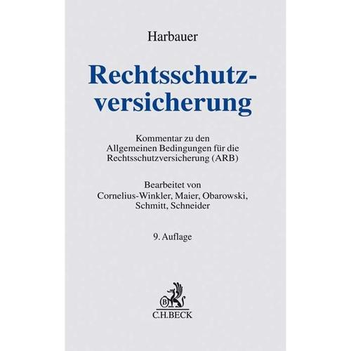 Rechtsschutzversicherung (Arb), Kommentar - Walter Harbauer, Leinen