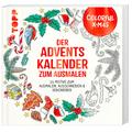 Colorful Christmas - Der Adventskalender Zum Ausmalen - Ursula Schwab, Kartoniert (TB)