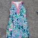 Lilly Pulitzer Dresses | Lilly Pulitzer Blue/Pink Vibrant Floral Dress-00 | Color: Blue/Pink | Size: 00