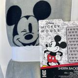 Disney Bedding | Disney Mickey Mouse Twin Sherpa Blanket Valentine | Color: Black/White | Size: Twin