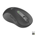 Logitech Signature M650 L Left Wireless Mouse - For Large Sized Left Hands, 2-Year Battery, Silent Clicks, Customisable Side Buttons, Bluetooth, for PC/Mac/Multi-Device/Chromebook - Grey