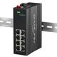 OAMLink Industrial 8-Port Fast 10/100Mbps Unmanaged Ethernet Switch DIN-Rail Fanless -40°C to 75°C IP40