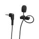 JOBY Wavo Lav PRO Professional Lavalier Microphone Omnidirectional Wearable with Pro-Grade Miniature Capsule, for Cameras, Easy Clip-On System, 2.5 m Long Cable, Black