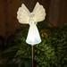 The Holiday Aisle® Angel Garden Stake Plastic in White | 31.5 H x 4.33 W x 3.94 D in | Wayfair A4D794A9D0B64574A308F6E608EE042D