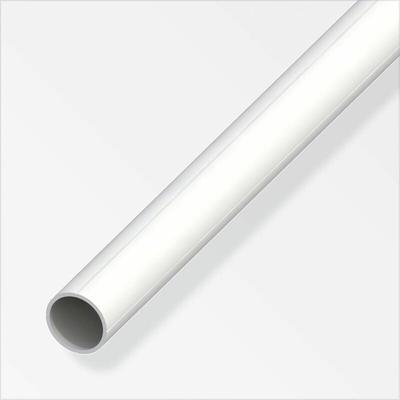 Rundrohr ø 19,5 x 1000 mm Kunststoff weiß Kunststoffrohr Rohr Hohl - Alfer Image