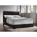 Faux Leather Upholstered Bed