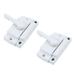 Zinc Alloy Sash Lock Keeper White for Vertical Horizontal Sliding Windows 2pcs