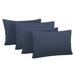 300 TC 100pct Cotton Sateen Value Pack of 4 Pillow Cases