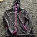 The North Face Jackets & Coats | Girls Fleece Jacket | Color: Gray/Pink | Size: L (14-16)