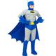 Funidelia | Deluxe Batman The Brave & the Bold Costume for boy The Dark Knight, Superheroes - Costumes for kids, accessory fancy dress for Halloween, carnival & parties - Size 10-12 years - Black