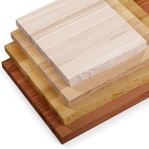 Lamo Manufaktur - Waschtischplatte, Holzplatte Waschtisch, Schreibtischplatte 120x60 cm, Roh, ohne
