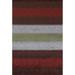 Contemporary Striped Gabbeh Oriental Area Rug Handmade Wool Carpet - 6'5" x 9'8"