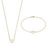 Isabel Bernard - Geschenkset Isabel Bernard Cadeau d'Isabel - 585 gold Schmuck-Set 1 ct Damen