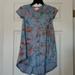 Lularoe Dresses | Lularoe Scarlet Girl's Dress | Color: Blue/Gray | Size: 8g