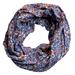 American Eagle Outfitters Accessories | American Eagle Outfitters Infinity Scarf In Sprint Flower Print | Color: Blue/Orange | Size: Os