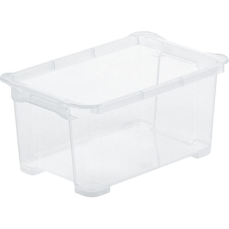 Rotho – Aufbewahrungsbox evo Easy 4 l transparent 27 x 17,2 x 12,8 cm Aufbewahrungsbox