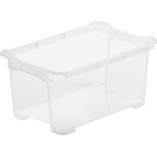 Rotho – Aufbewahrungsbox evo Easy 4 l transparent 27 x 17,2 x 12,8 cm Aufbewahrungsbox