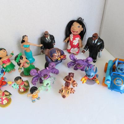 Disney Toys | Disney Lilo & Stitch Movie Action Figure Lot Of 17 | Color: Gray/White | Size: Os