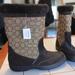 Coach Shoes | Coach Sherman Signature Womens Brown Boot Size 7.5 | Color: Brown/Tan | Size: 7.5