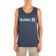 Hurley Herren Evd WSH OAO Solid Tank T-Shirt, Monsoon Blau, XXL