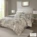 Madison Park 7 Piece Comforter Set in Gray - Olliix MP10-7382